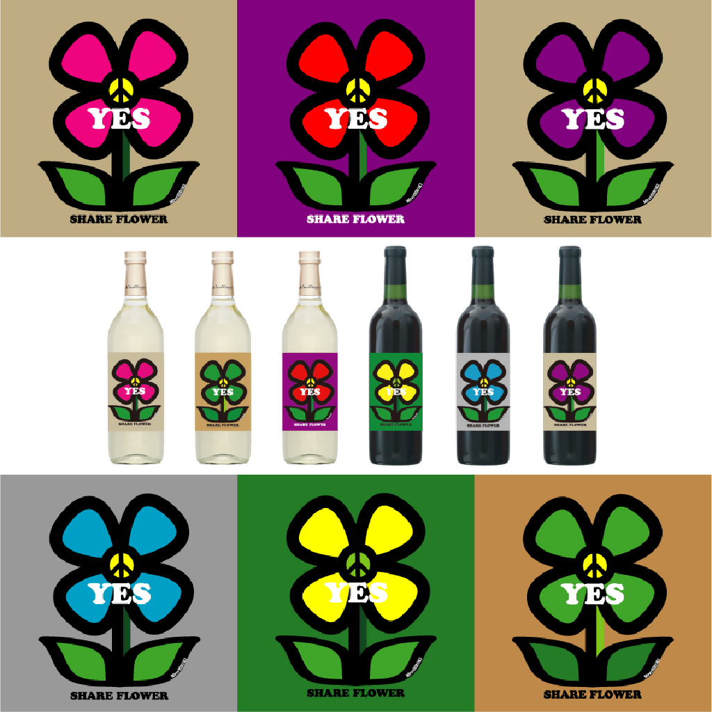 花邑 3種類セット HANAGOKORO WINE PROJECT ワイン詰め合わせ（赤白・各3本）｜ミレイ